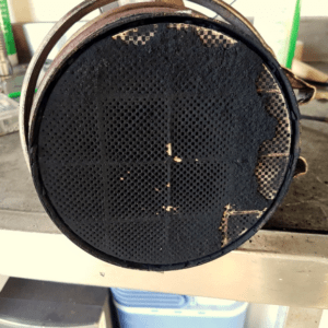 DPF before Ultrasonic Cleaning Process