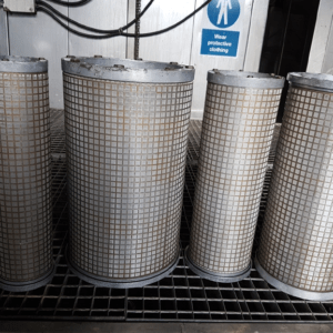 Poolbeg filters after Ultrasonic cleaning