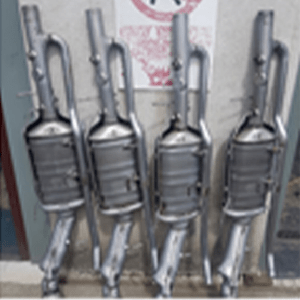 4 Land Rover DPFs just completed here at Anosonics